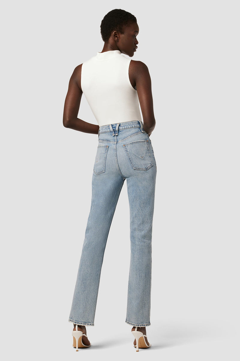 Harlow Ultra High-Rise Cigarette Jean w/ Slit Hem