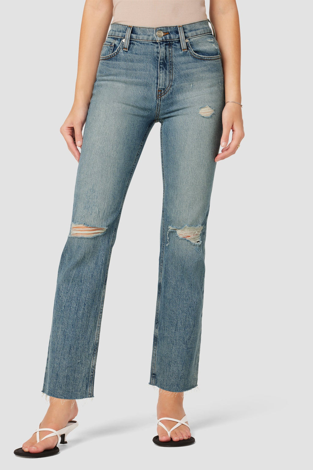 Remi High-Rise Straight Ankle Jean