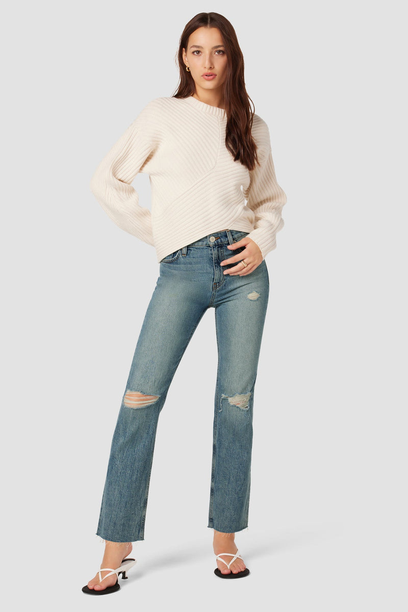 Remi High-Rise Straight Ankle Jean