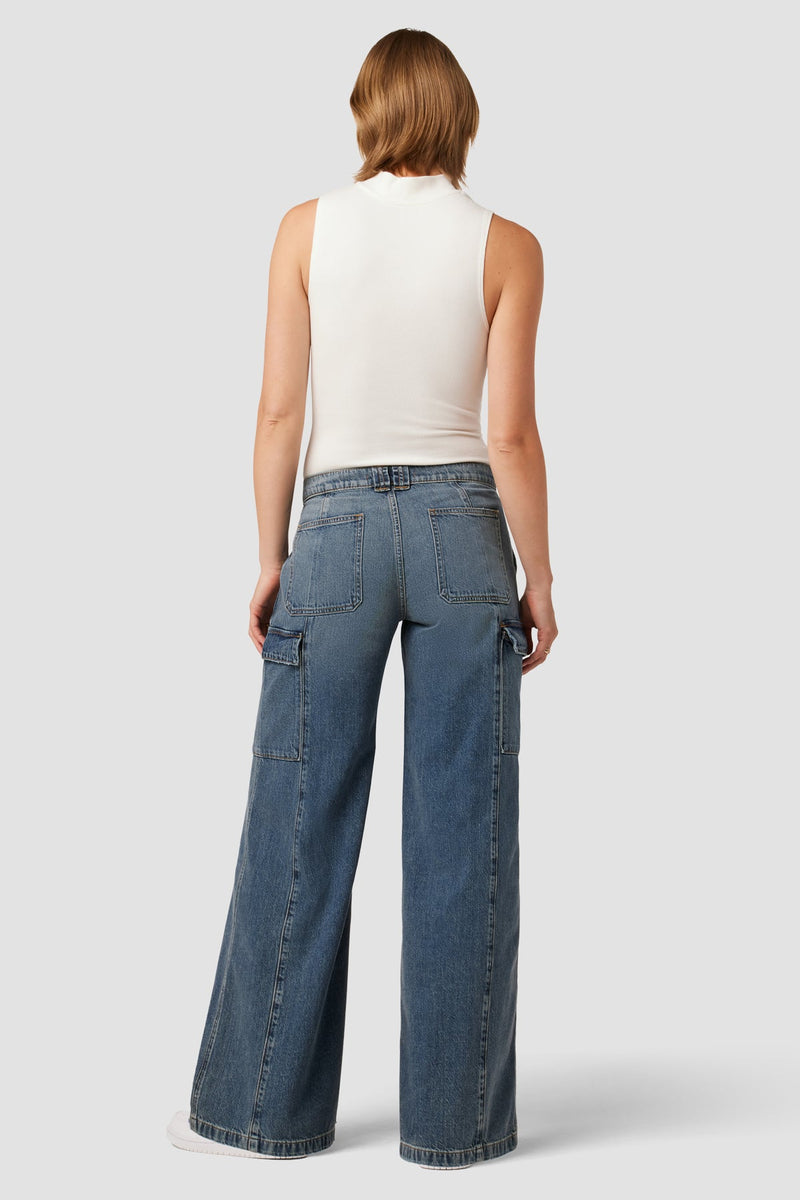 Mid-Rise Utility Wide Leg Cargo