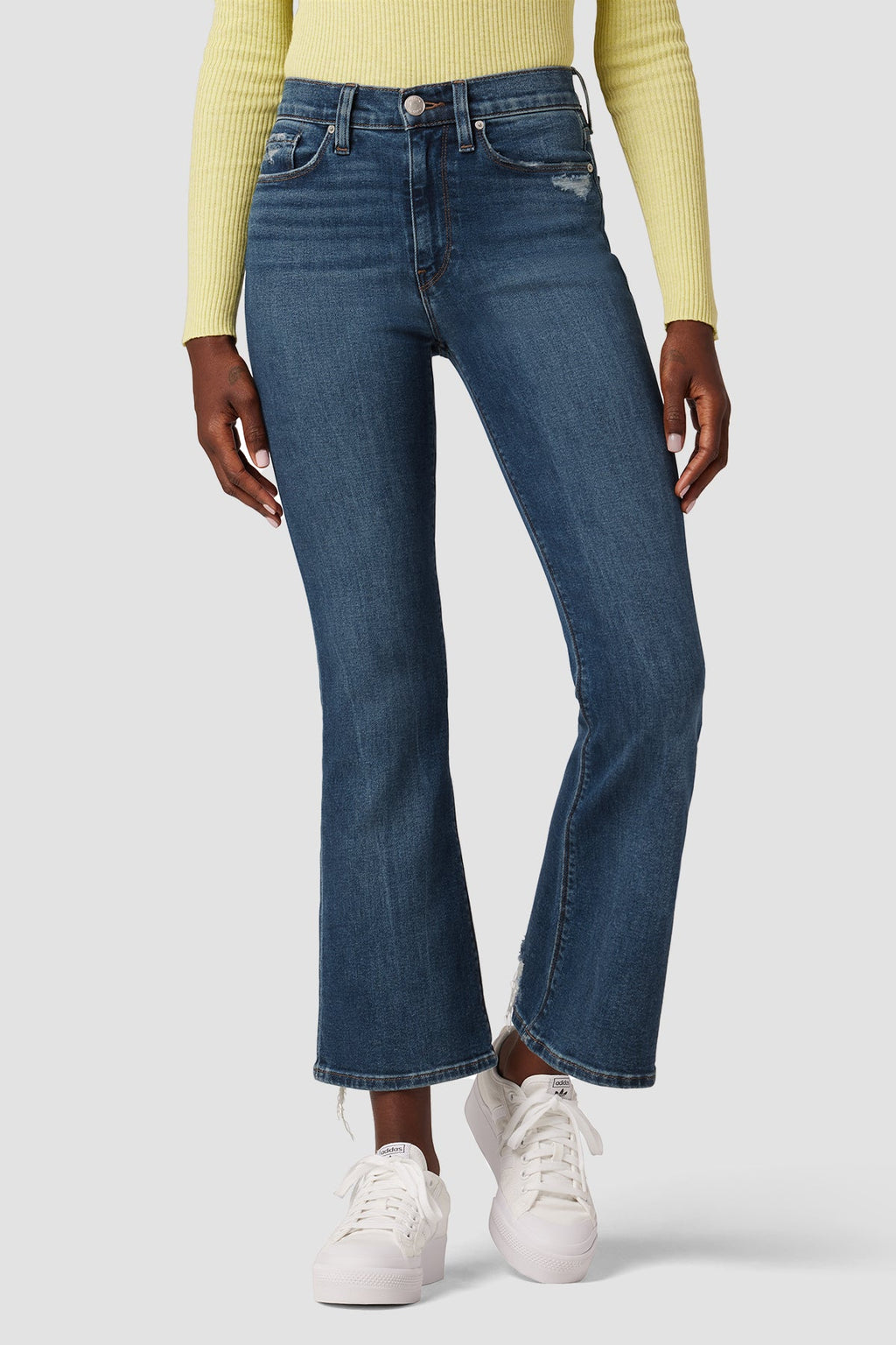 Barbara High-Rise Bootcut Crop Jean