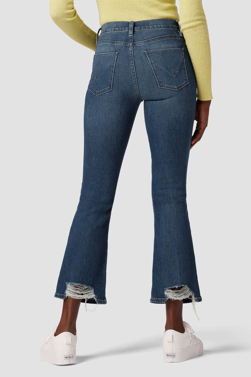 Barbara High-Rise Bootcut Crop Jean