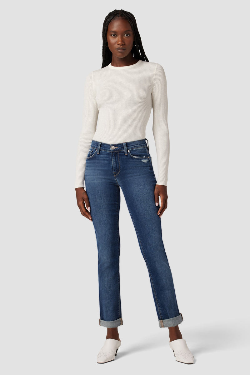 Nico Mid-Rise Straight Ankle Jean