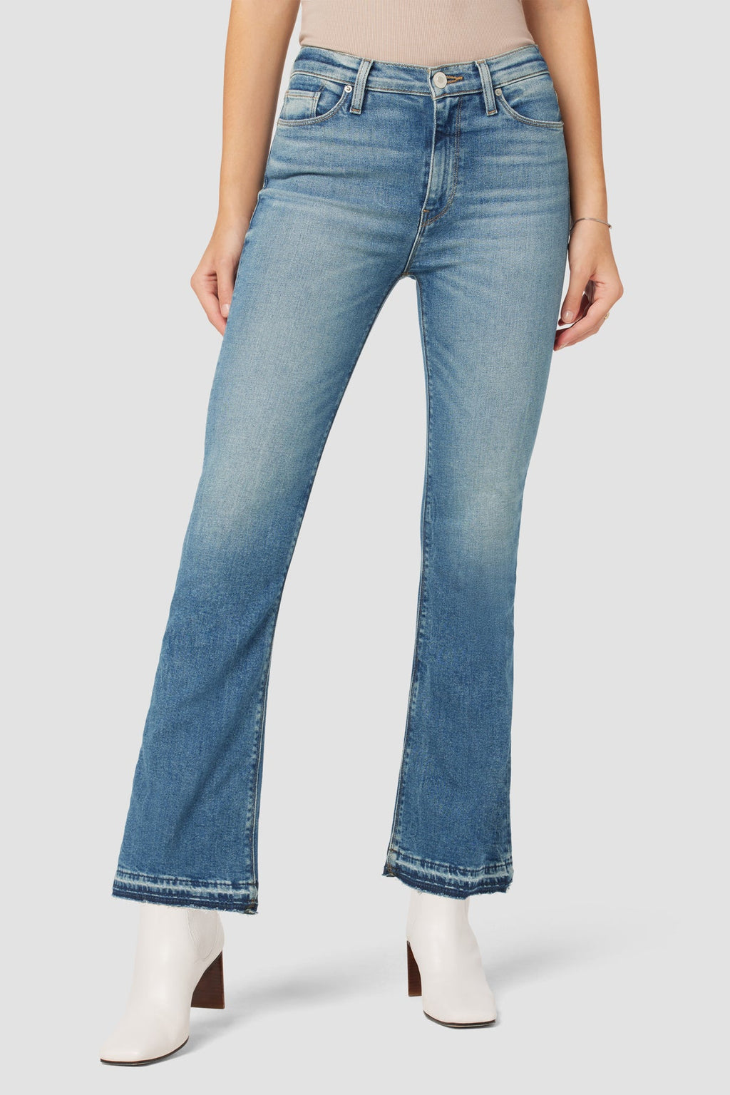 Barbara High-Rise Bootcut Crop Jean