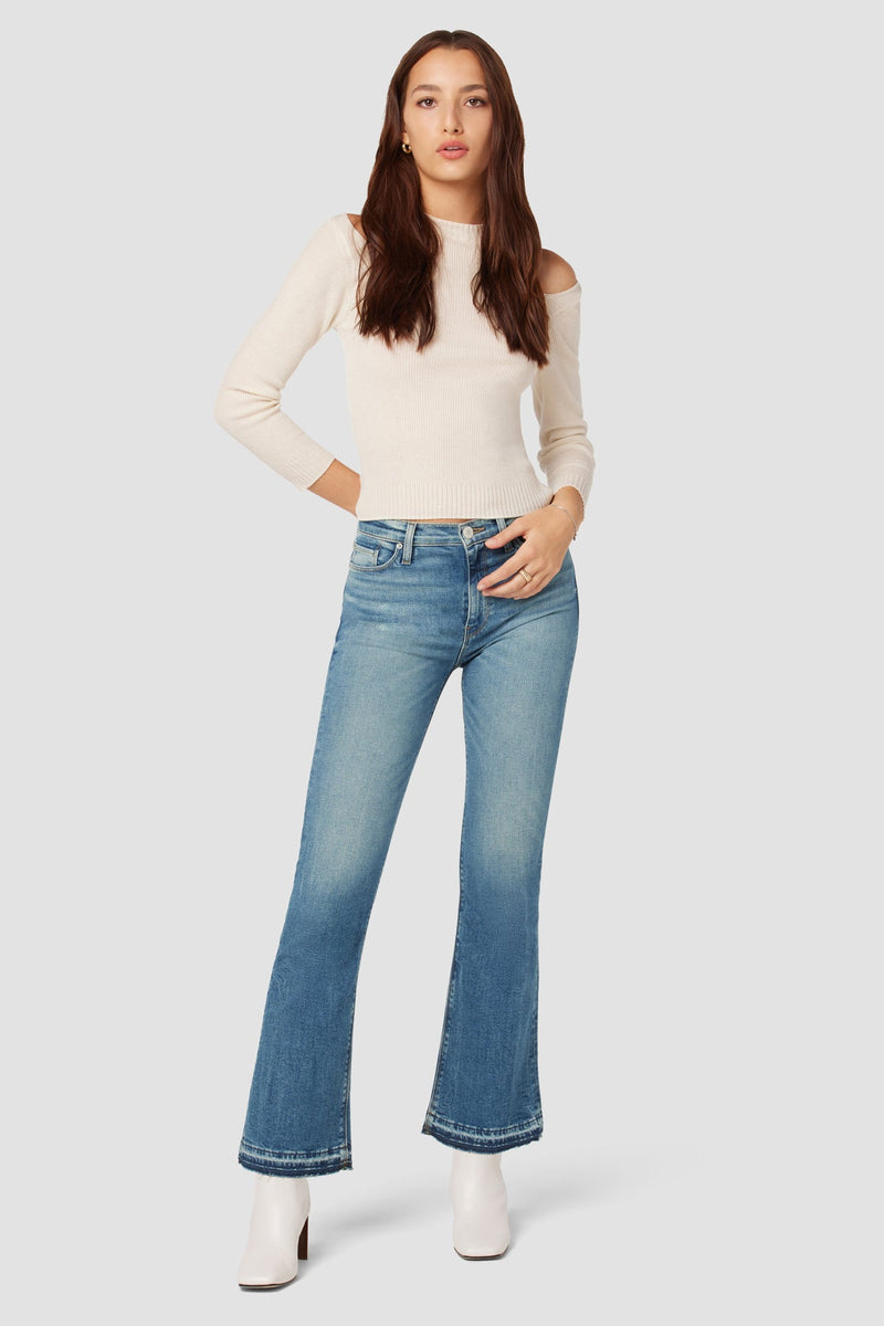 Barbara High-Rise Bootcut Crop Jean