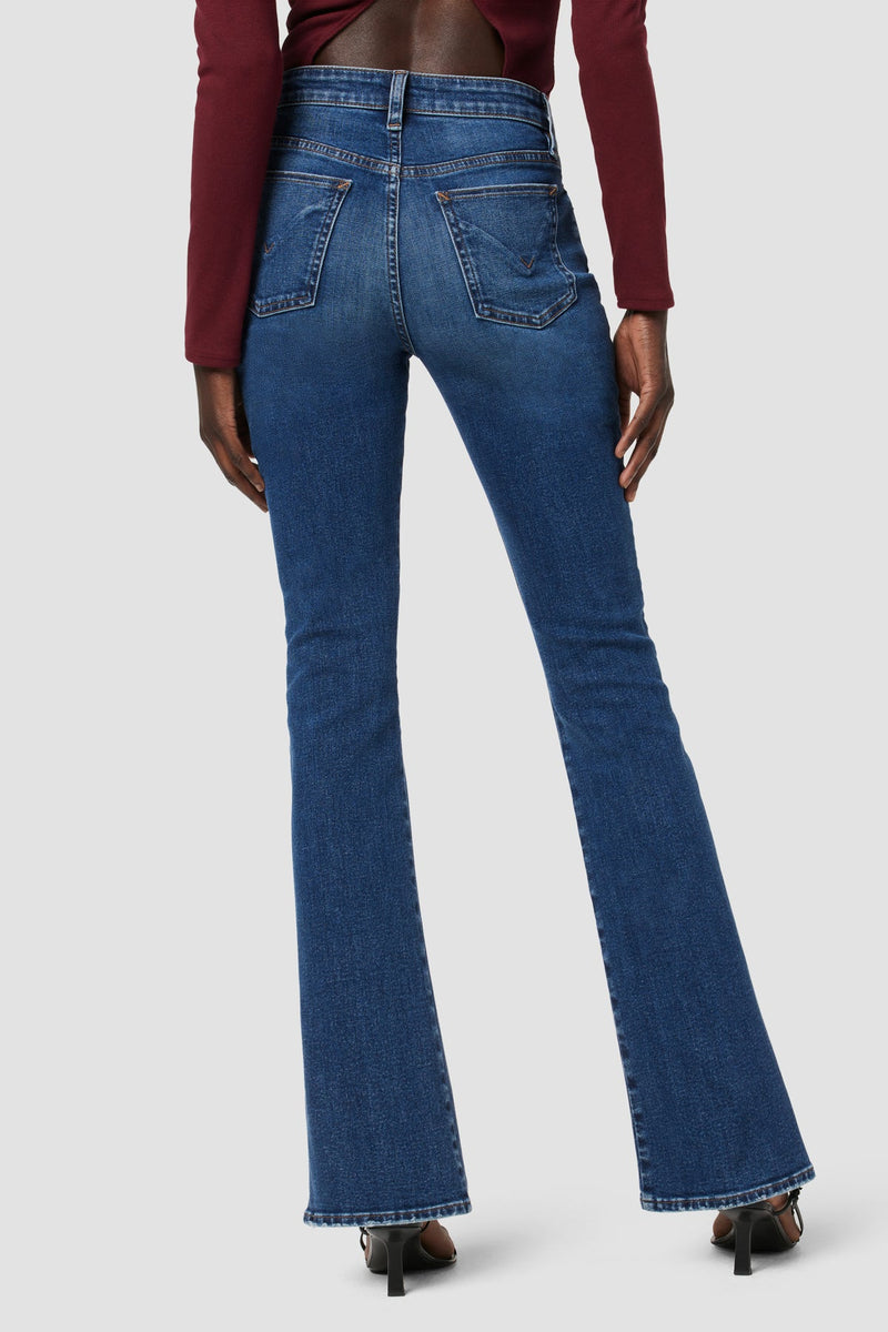 Barbara High-Rise Baby Bootcut Jean w/ Split Hem