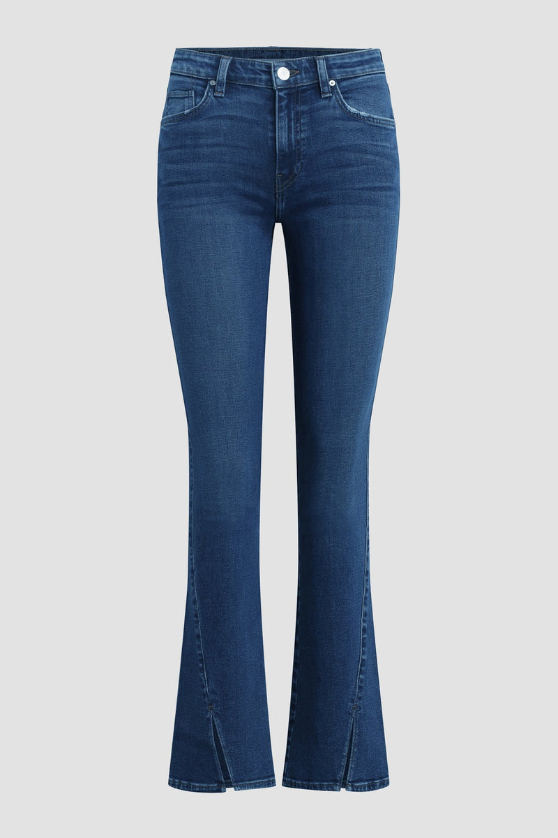 Barbara High-Rise Baby Bootcut Jean w/ Split Hem