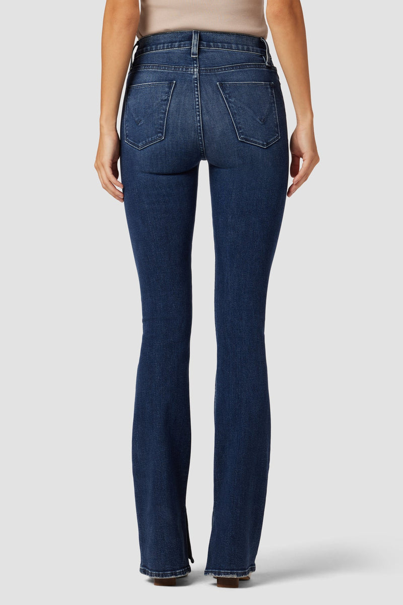 Barbara High-Rise Bootcut Jean w/ Slit Hem