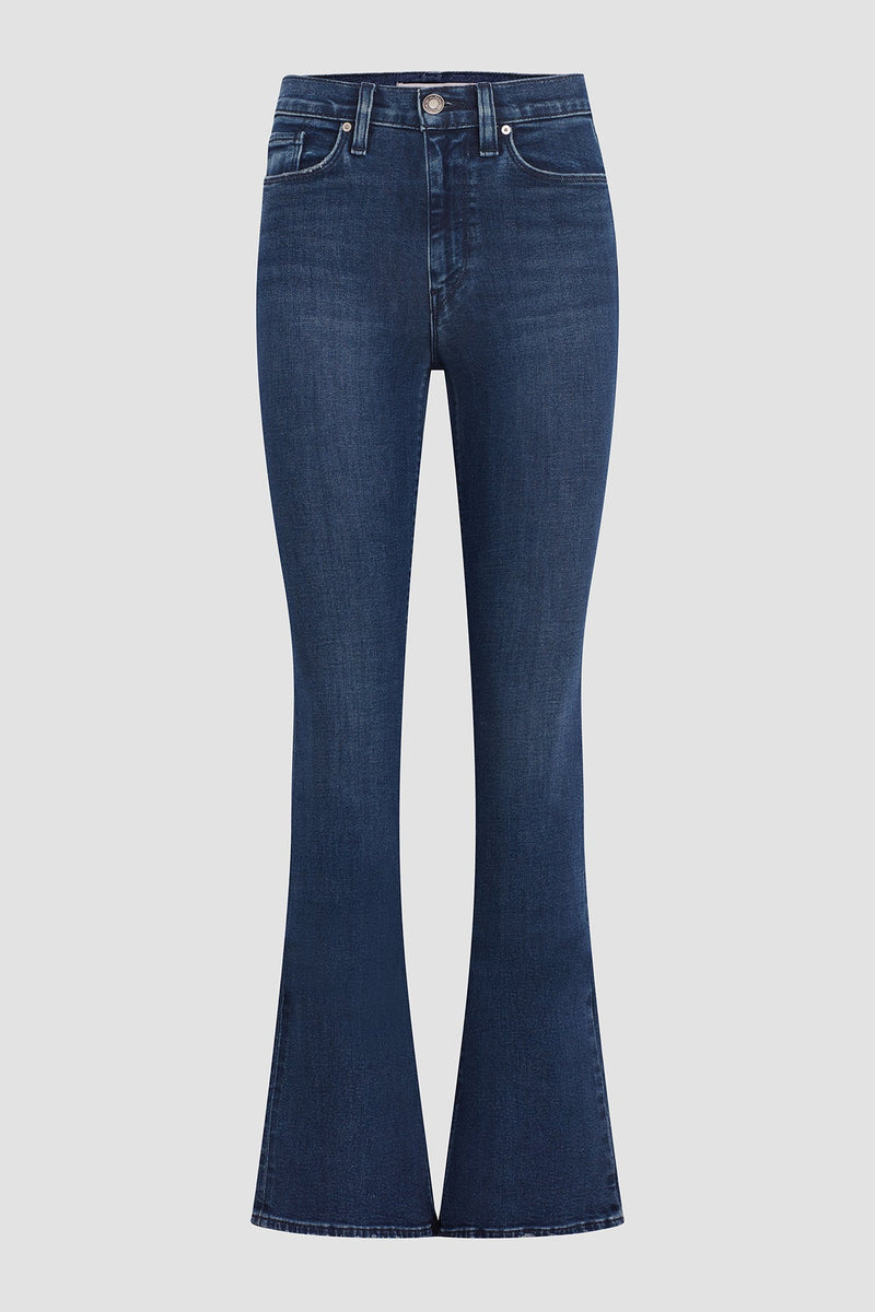 Barbara High-Rise Bootcut Jean w/ Slit Hem