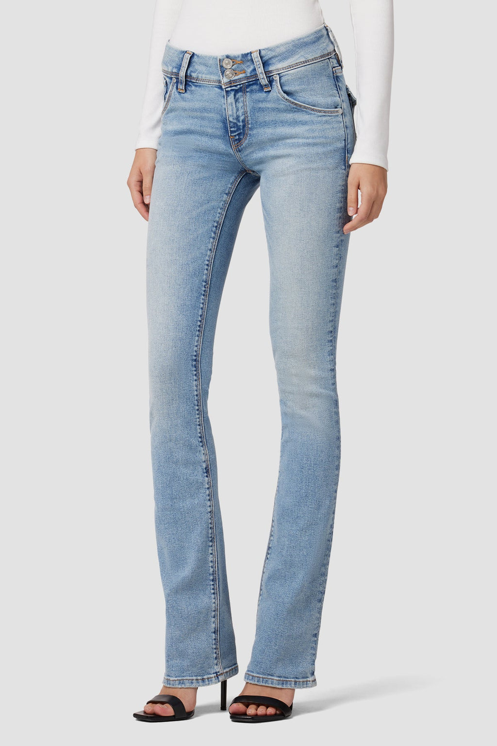 Beth Mid-Rise Baby Bootcut Jean