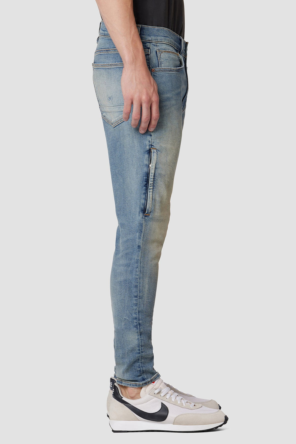 Zack Side Zip Skinny Jean