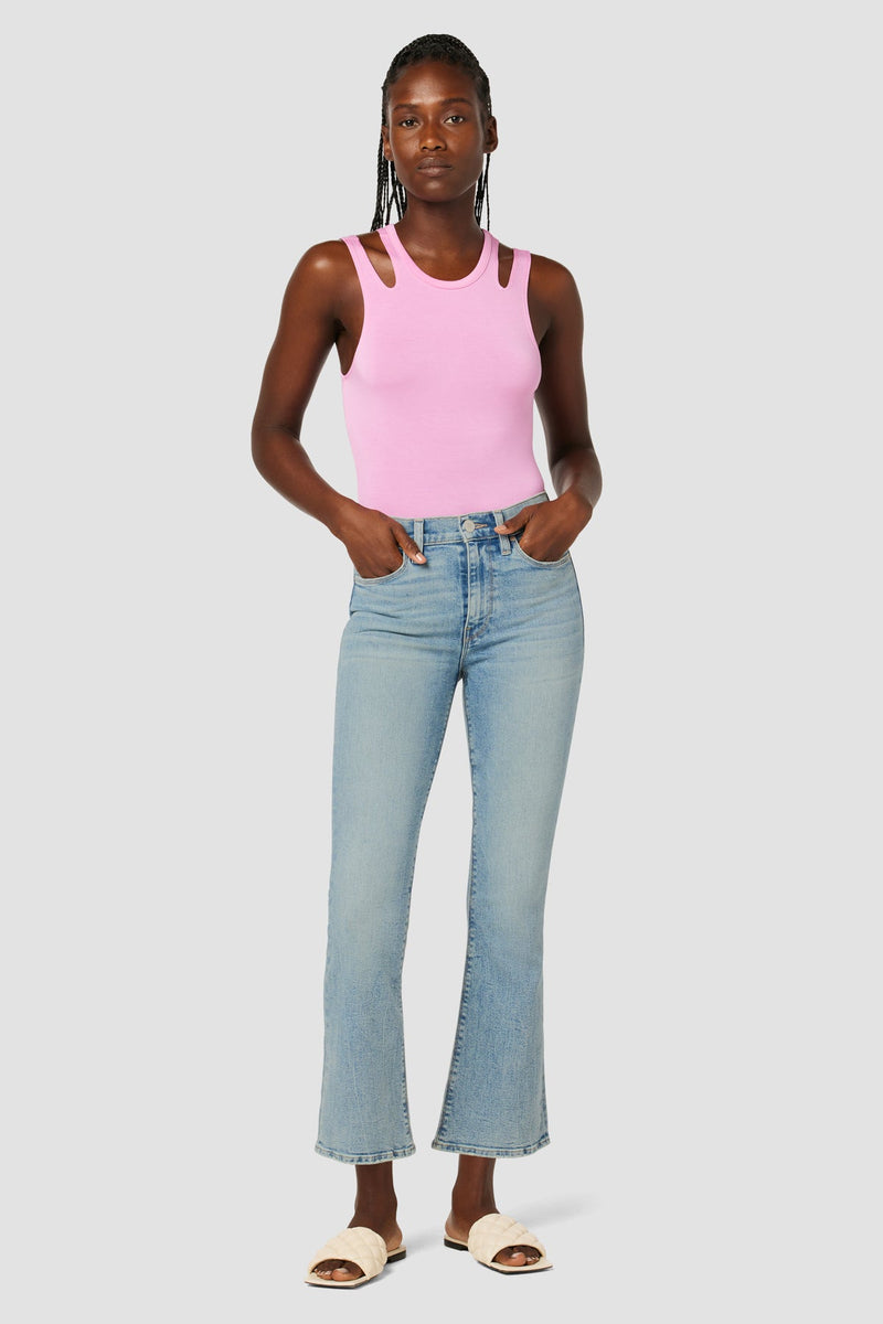 Barbara High-Rise Bootcut Crop Jean