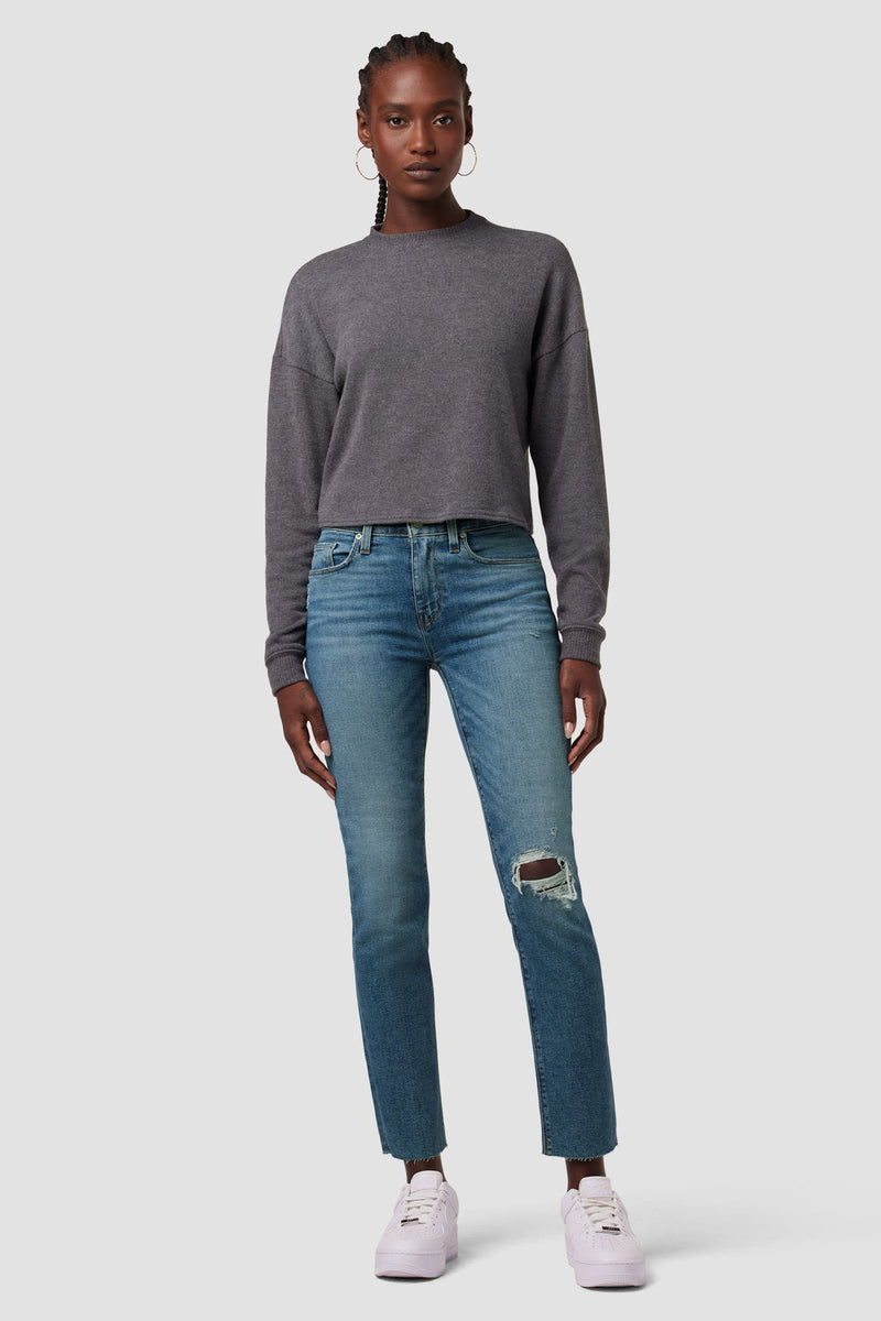 Nico Mid-Rise Straight Leg Ankle Jean