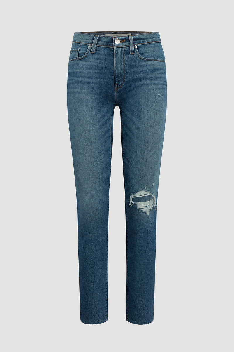 Nico Mid-Rise Straight Leg Ankle Jean