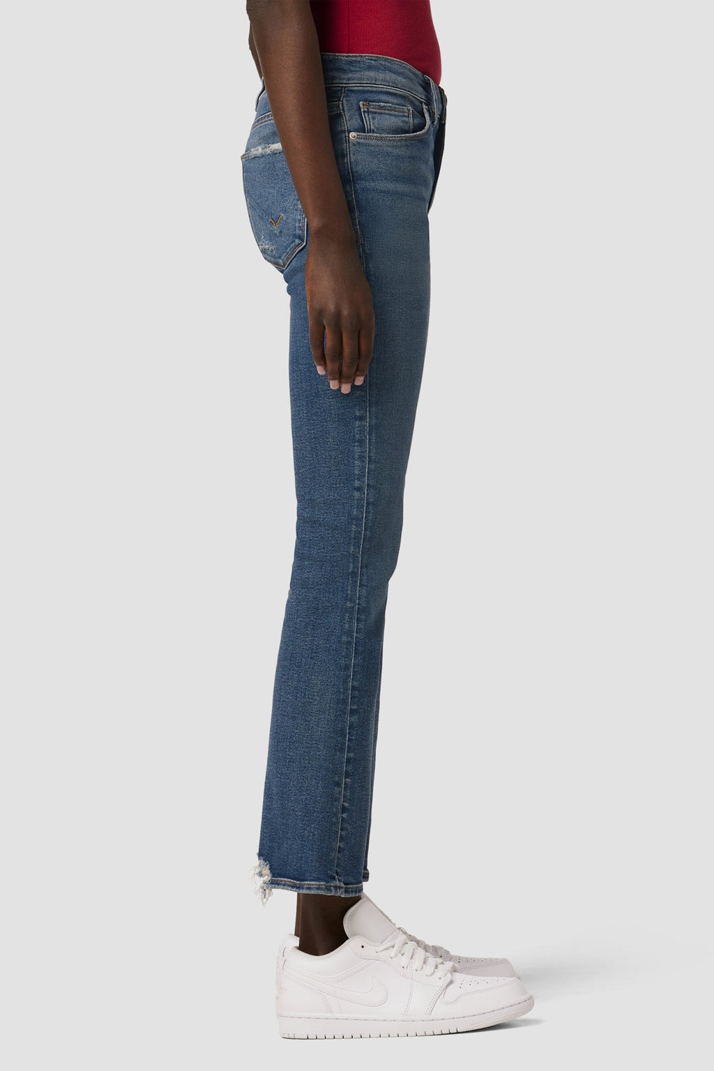 Barbara High-Rise Bootcut Crop Jean