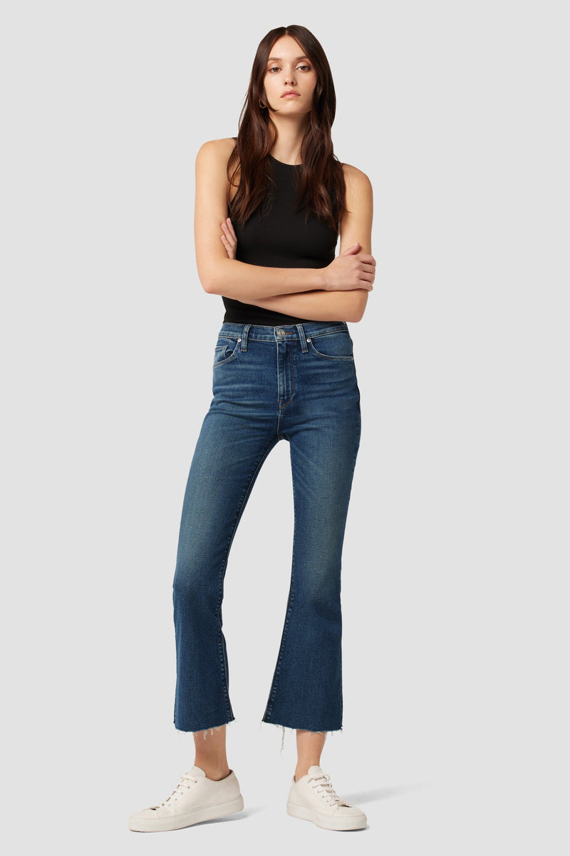 Barbara High-Rise Bootcut Crop Jean