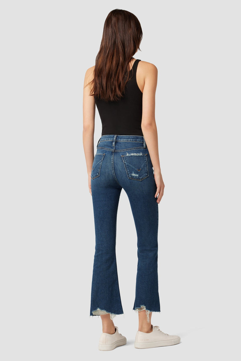 Barbara High-Rise Bootcut Crop Jean