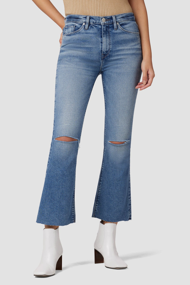 Barbara High-Rise Bootcut Crop Jean