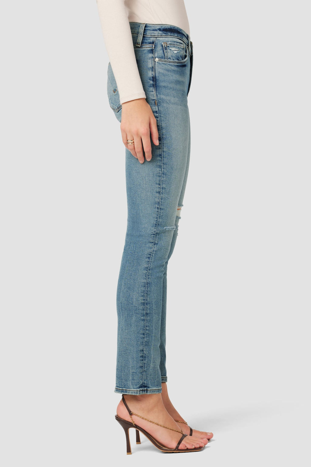 Nico Mid-Rise Straight Ankle Jean