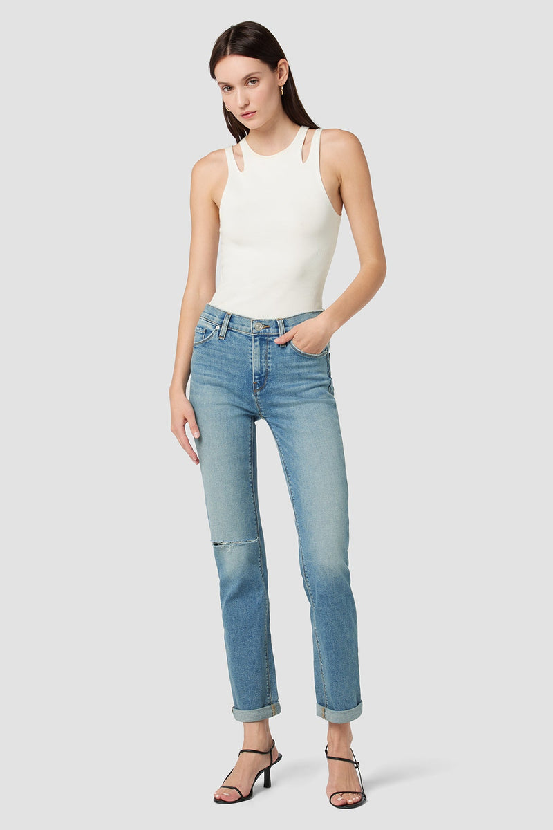 Nico Mid-Rise Straight Ankle Jean