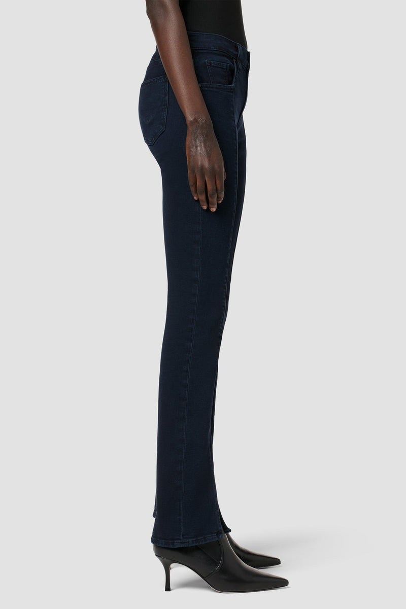 Barbara High-Rise Baby Bootcut Jean w/ Slit Hem