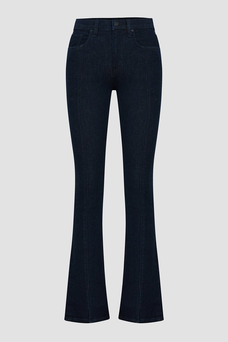 Barbara High-Rise Baby Bootcut Jean w/ Slit Hem