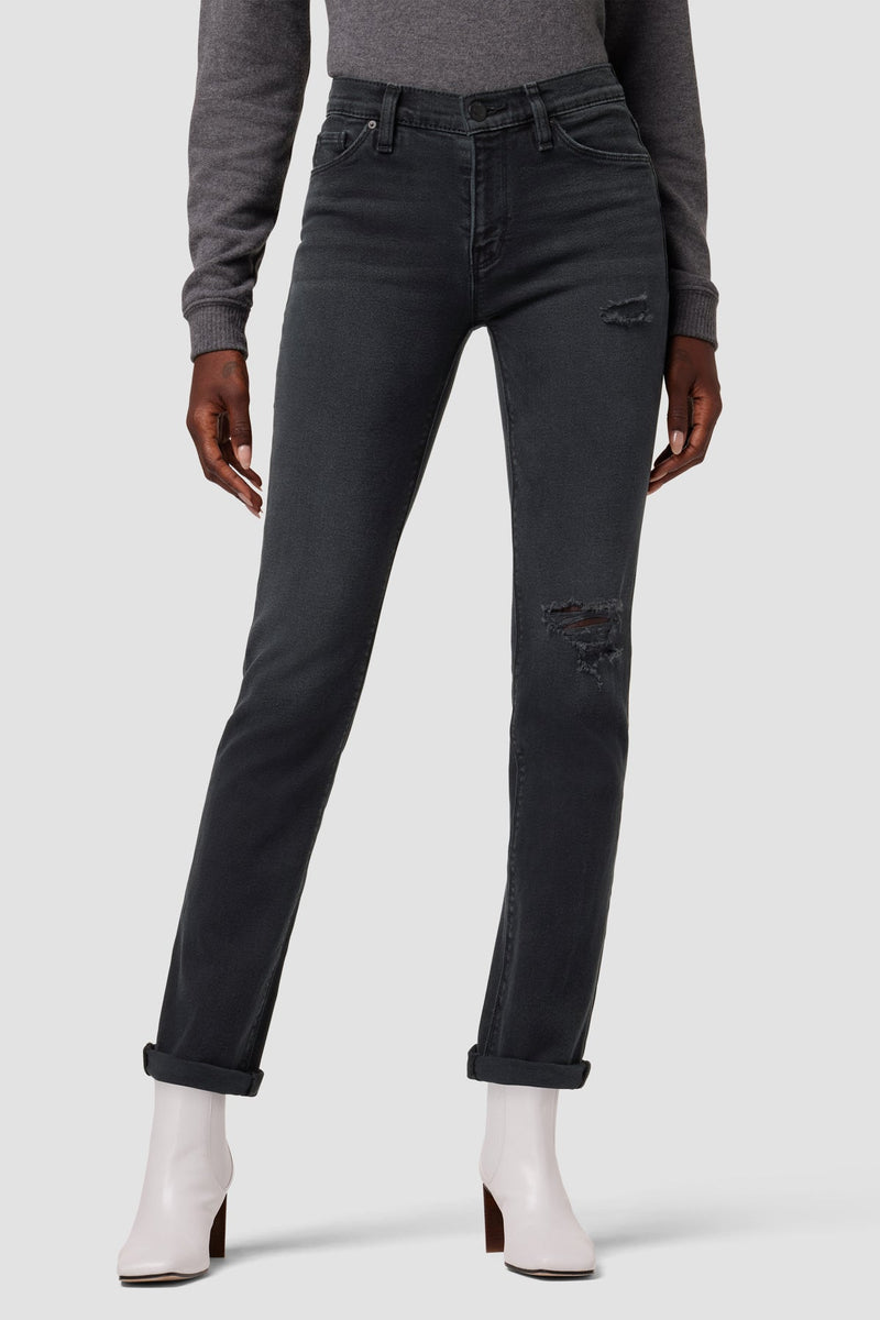 Nico Mid-Rise Straight Leg Ankle Jean