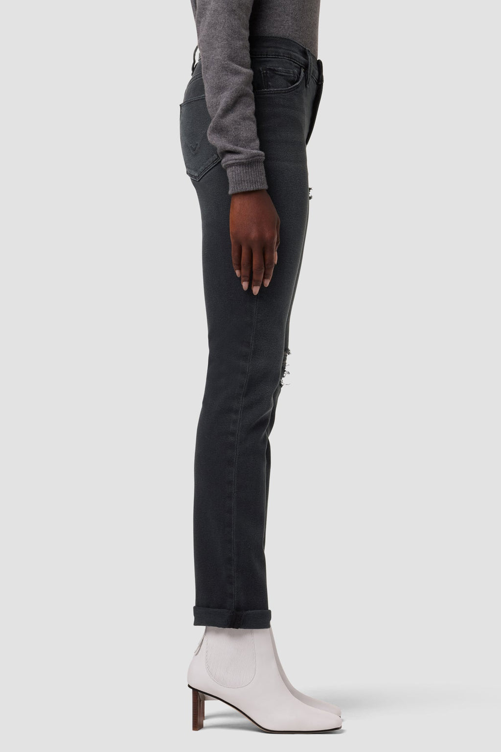 Nico Mid-Rise Straight Leg Ankle Jean