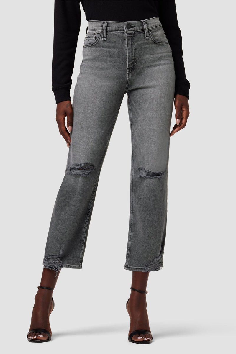 Remi High-Rise Straight Crop Jean