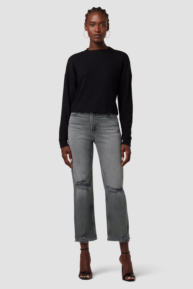 Remi High-Rise Straight Crop Jean