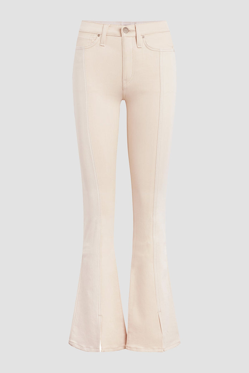 Barbara High-Rise Bootcut Jean w/ Slit Hem