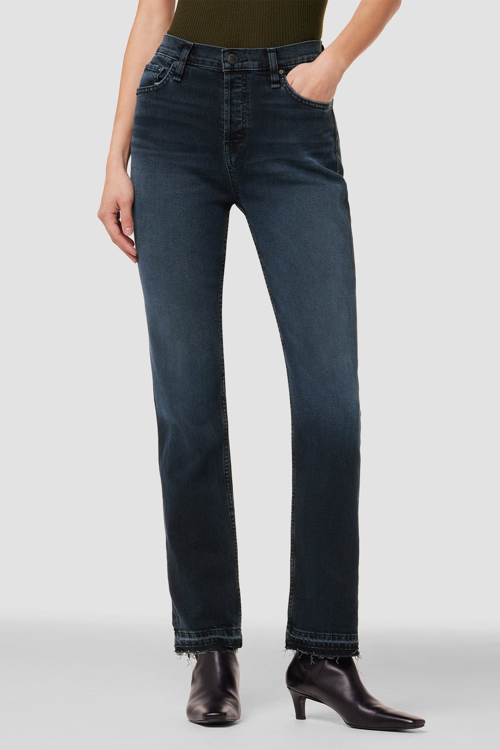 Holly High-Rise Straight Ankle Jean