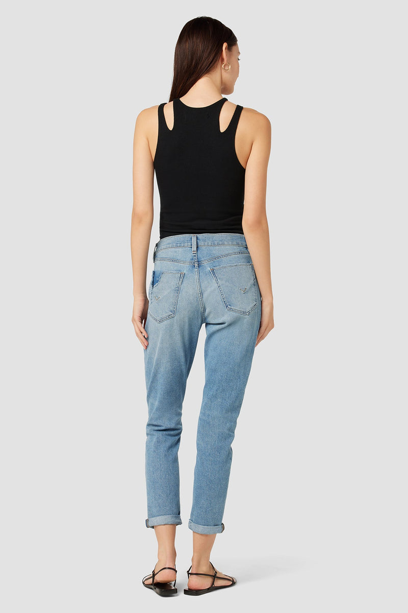 Lana Maternity Slim Boyfriend Ankle Jean