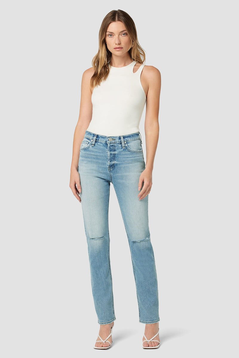 Holly High-Rise Straight Ankle Jean