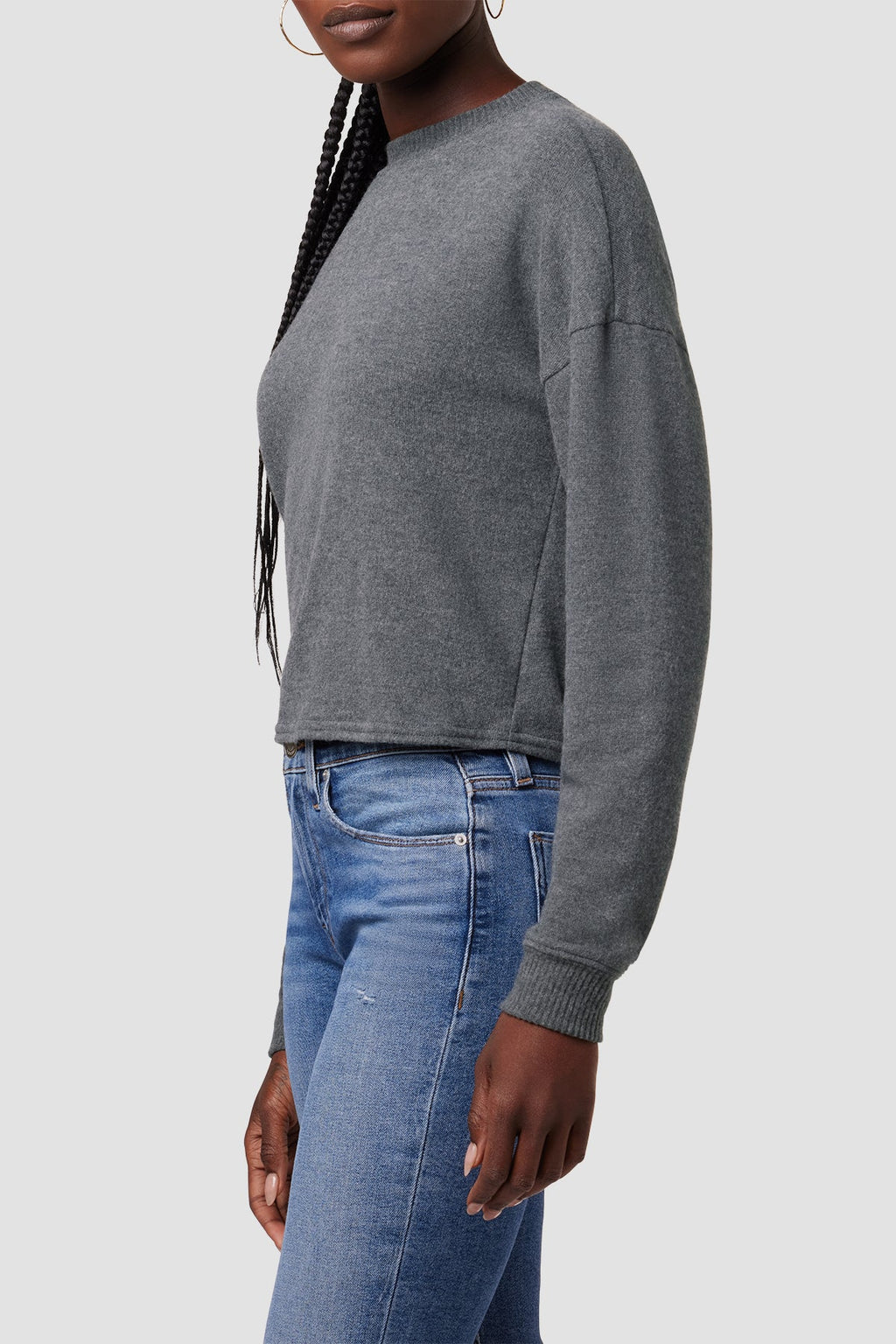 Twist Back Long-Sleeve Sweatshirt