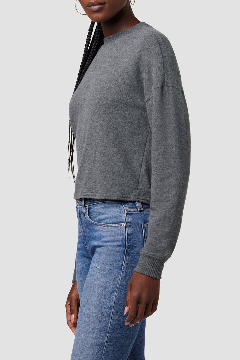 Twist Back Long-Sleeve Sweatshirt