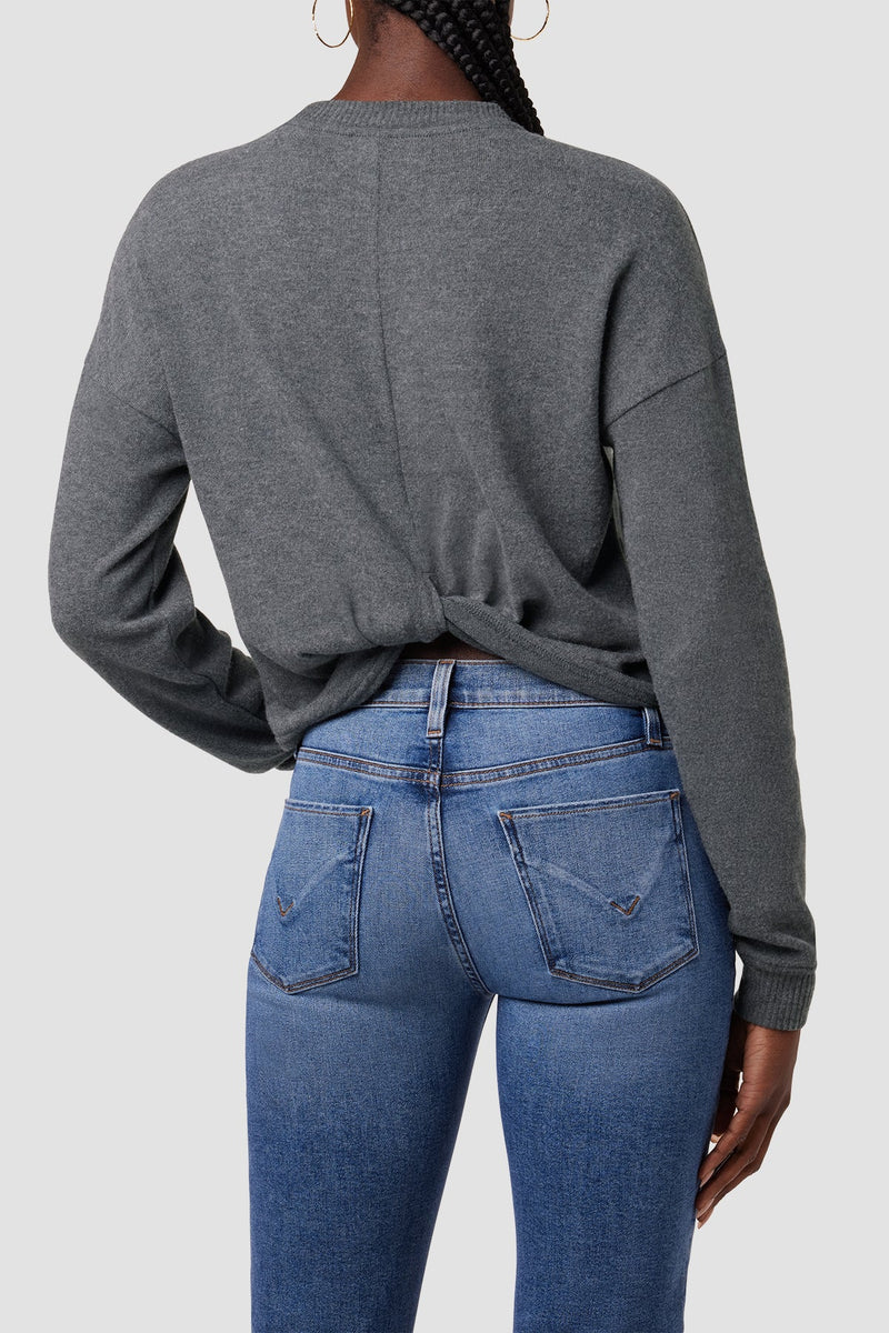 Twist Back Long-Sleeve Sweatshirt