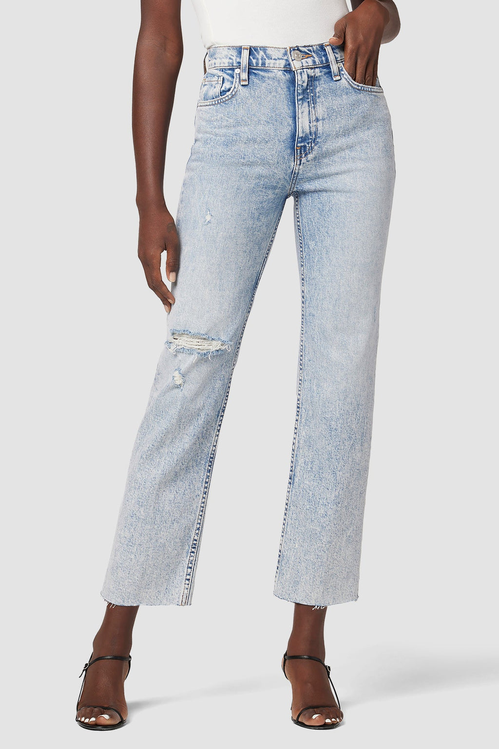 Remi High-Rise Straight Crop Jean