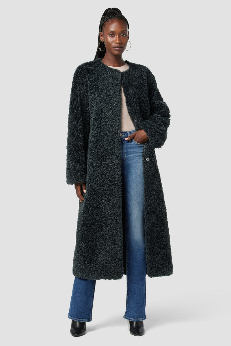 Reversible Faux Shearling Coat