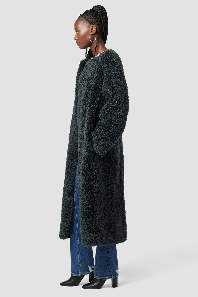 Reversible Faux Shearling Coat