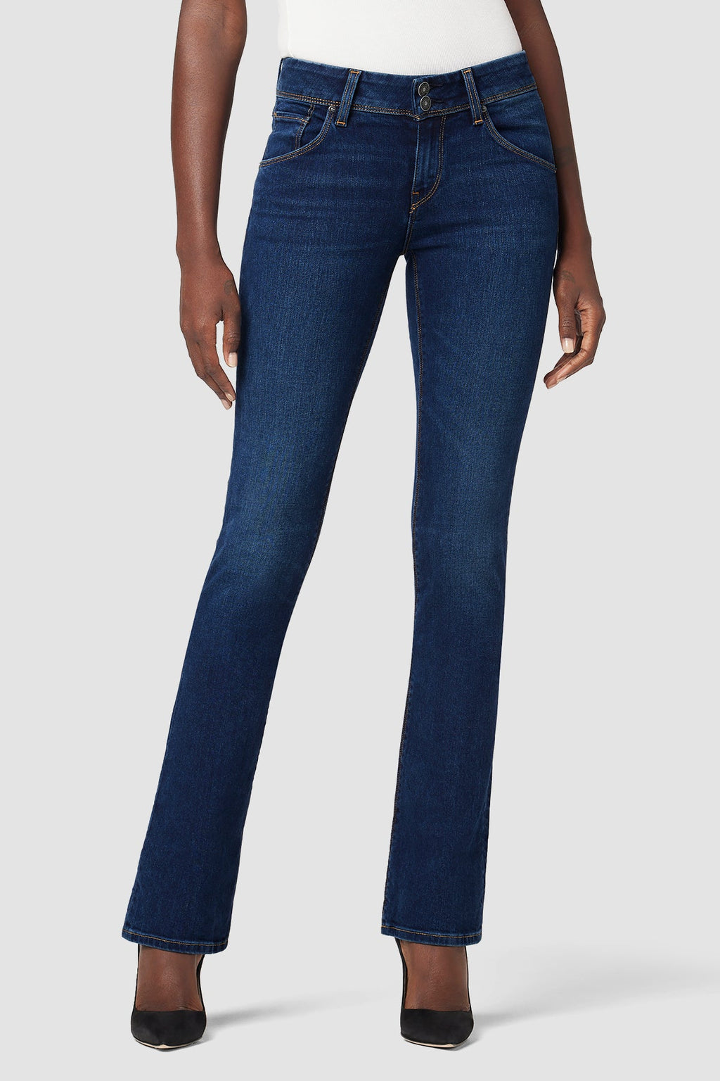 Beth Mid-Rise Baby Bootcut Jean